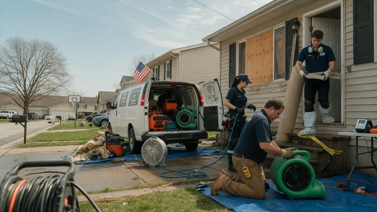 Water Damage Restoration in Ridgway, IL near me